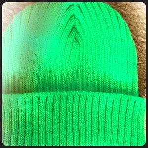 Neon green hat